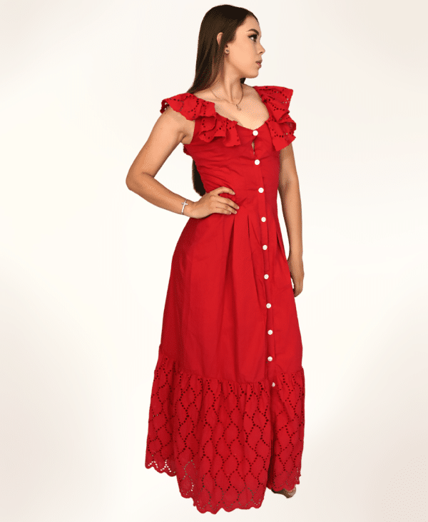 Vestido botones