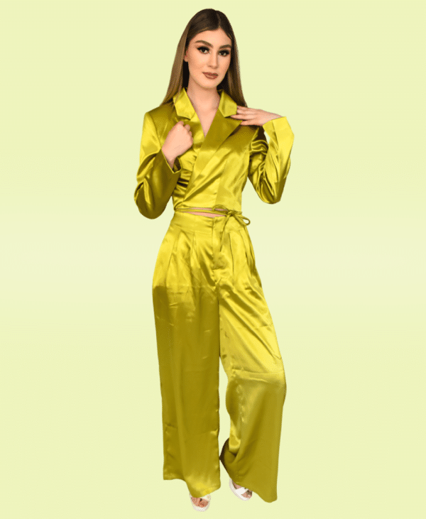 Conjunto pantalón satinado