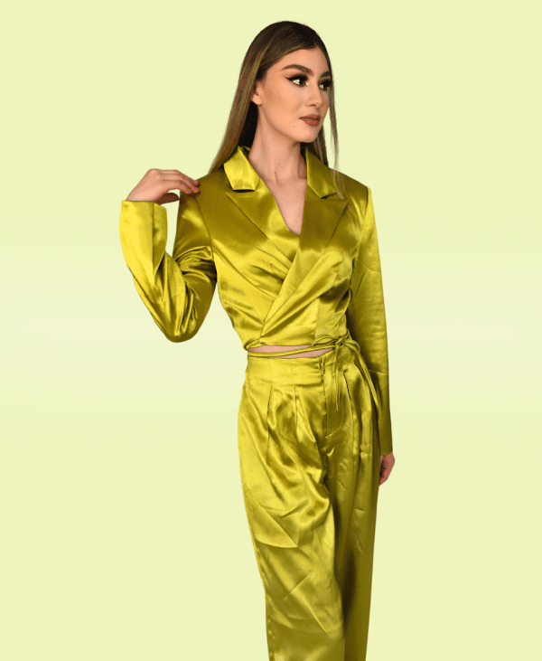 Conjunto pantalón satinado