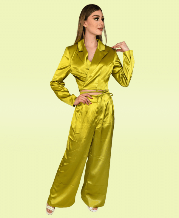 Conjunto pantalón satinado