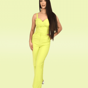 Conjunto verde limón