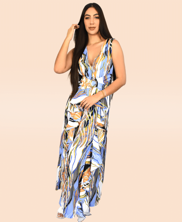 Vestido colores de holanes